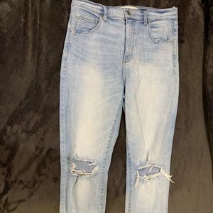 Light wash jeans